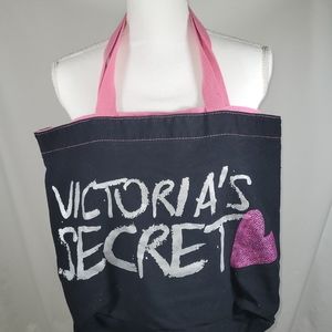 Victoria's Secret canvas bag.